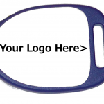 Brand the front of the LassoTag Promotional Beacon with your Logo